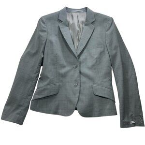TIGER OF SWEDEN tailored Emily Wool Blend Fully Lined light Grey Blazer size 42